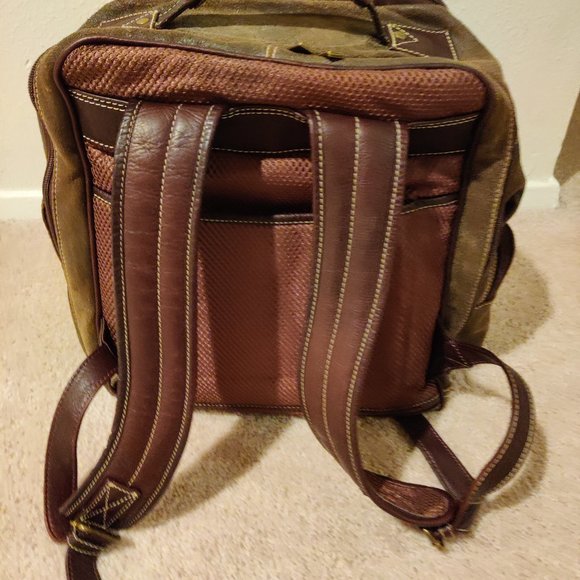 Claire Chase Executive Backpack - Distressed Brown - Picture 2 of 3